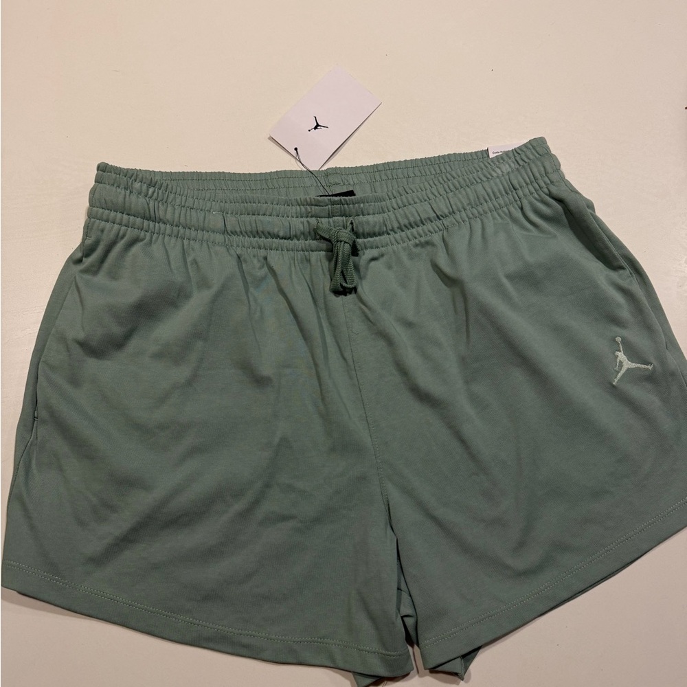 Jordan Women's Athletic Shorts in Sage Green